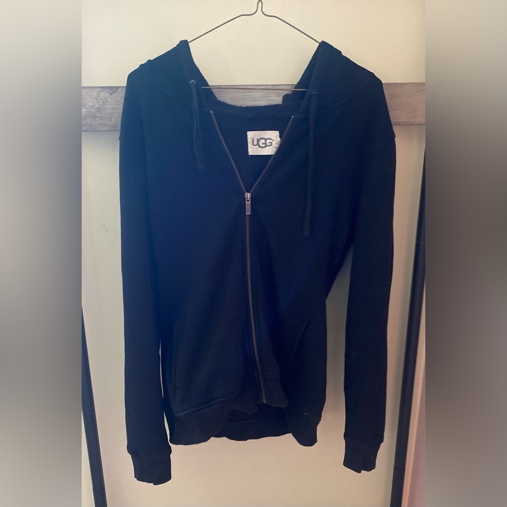 Womens ugg zip up hoodie lined Sz large